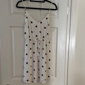 Babaton White Cream Sundress Sleeveless Mini